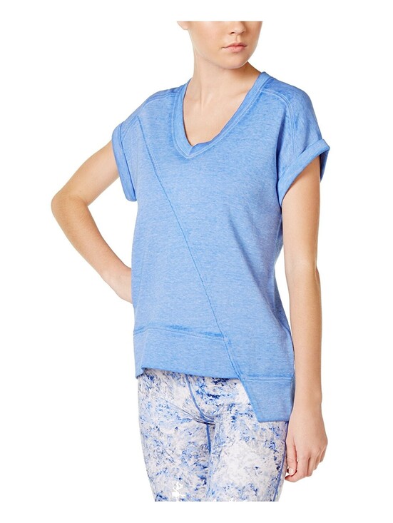 Calvin Klein Tops - Calvin Klein Womens Short-Sleeve Asymmetrical-Hem Sweatshirt Size XL